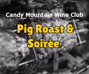 candy mountain wine club roast pig and soiree